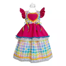 Vestido Junino Infantil Menina 