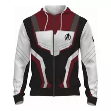 2019 Nuevo Avengers 4 Endgame Cremallera Capucha Sudadera Tr