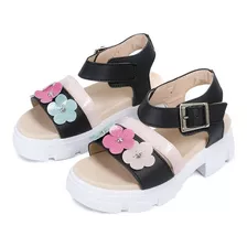 Sandalias Rhiner Nena Negro 27 Al 34 Rh96ne