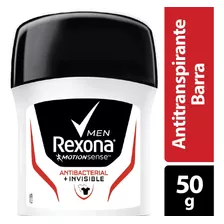 Desodorante Rexona Antibacterial Invisible Men Barra X 50g