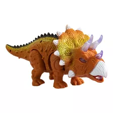 Dinosaurio Triceratops Con Movimiento Y Luces Animal Paragon