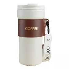 Vaso Termico 450ml Coffee Con Correa Antideslizante Termo 