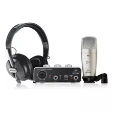 Kit De Grabación Behringer Pro U-phoria Studio C1 Um2 Hps500