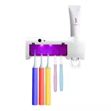 Esterilizador Usb Dispenser Porta Cepillo Dental Recargable 