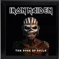 Quadro Lp Iron Maiden The Book Of Souls Capa De Disco Vinil