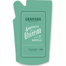 Refil Sabonete Líquido De Glicerina Granado Hortelã 300ml