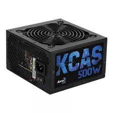 Fonte Atx Aerocool Kcas 500w 80 Plus Bronze Pfc Ativo