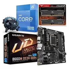 Combo Intel 12th Gen I5 12400 + Board B660 + Memoria 16gb