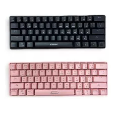 Teclado Mecánico Inalámbrico Jertech Rgb Monocromática