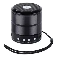 Caixa Caixinha De Som Bluetooth Mini Speaker Ws887 Preta