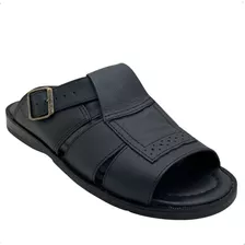 Chinelo Masculino Sandalia Italianinho Original Couro 34302