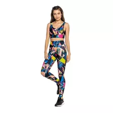 Calça Legging Malha Athletics Enfim Active - Azul