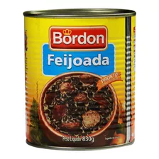 Kit C/6 Feijoada Pronta Bordon 830g