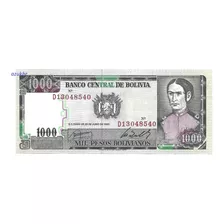 * Bolivia - 1000 Pesos Bolivianos 1982 P.167 Fe *