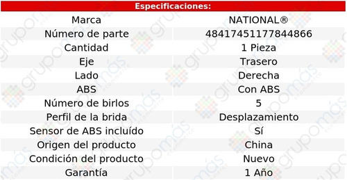 Maza Trasera Derecha Con Abs National Freestar 2004 A 2007 Foto 3