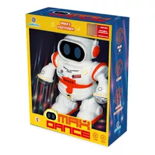 Brinquedo Robô Dancarino Max Dance Com Luz Som 22cm