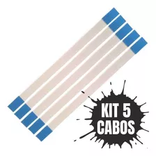 Kit 5 Cabo Flat Flex Botão Power Reset Ps2 Slim 90000 70000