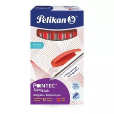 12 Bolígrafos Tinta Semigel Pointec Pelikan Punto Fino 0.7mm