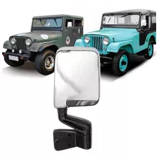 Retrovisor Jeep Willys Cj3 E Cj5 1969 70 71 72 73 Esquerdo