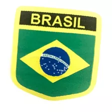 Patche Brasil Termocolante 5x5,5cm Patch Aplique