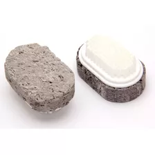  Piedra Pómez Natural Exfoliante Con Cepillo X 2 Unidades