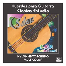 Jgo De Cuerdas Nylon Entorchado Multicolor Selene S-mm