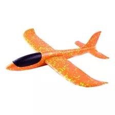 Avião Aeromodelo Avião Planador Espuma 48cm Cor Laranja