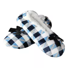 Pantufa Sapatilha Meia Antiderrapante Forrada - 01 Unidade