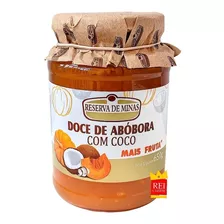 Doce De Abóbora Com Coco 650g Reserva De Minas 1 Unidade