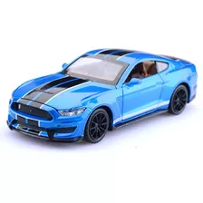 Ford Mustang Gt350 Miniatura Metal Autos Luces Y Sonido 1:32