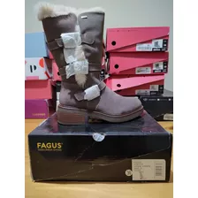 Bota De Mujer Marca Fagus Nueva!!