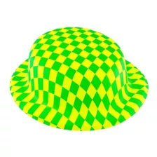 Sombrero Neón Plástico Multicolor Surtido (docena) Hora Loca