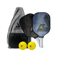 Kit Para Pickleball (2 Raquetes, 2 Bolas E 1 Mala)