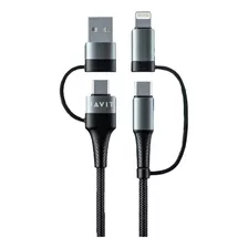 Cable Usb Reforzado 4 En 1 Cb6244 Havit