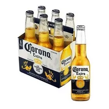 Cerveza Corona Extra Botella 330 Cc( 6 Unidades )-super