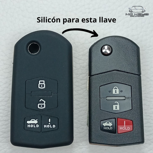 Funda Silicon Llave Mazda 2 3 5 6 Cx7 Cx9 Mx5 Correa Pila Foto 2