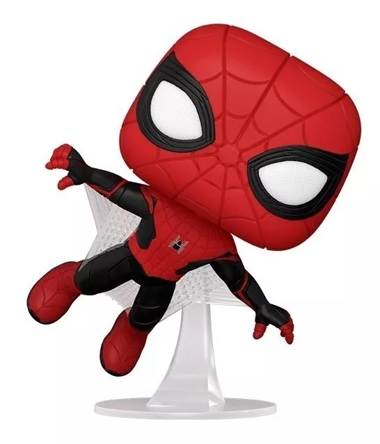 Figura De Acción Marvel Hombre Araña Upgraded Suit Spider-man: No Way Home 57634 De Funko Pop!