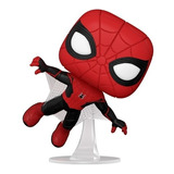 Figura De Acción Marvel Hombre Araña Upgraded Suit Spider-man: No Way Home 57634 De Funko Pop!