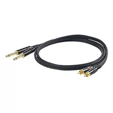 Cable De Audio 2 Rca A 2 Plug Proel Chlp310lu5 Abregoaudio