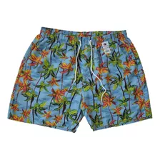 Kit Com 2 Shorts Mauricinho Plus Size Estampado Moda Praia