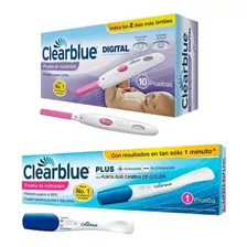 Test De Ovulación Clearblue + Prueba Embarazo Plus Pack 2