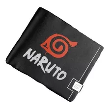 Billetera De Cuero Black Naruto Estilo Masculino 