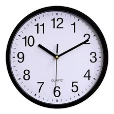 Reloj De Pared Clasico Negro