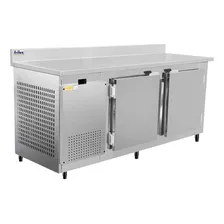 Balcão Refrigerado Encosto 2 Porta 2mts Aço Inox Frilux 220v