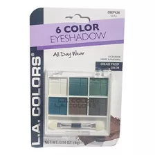 Paleta Sombras L.a. Colors 6 Color Eyeshadow All Day Wear