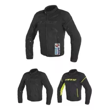 Jm Campera Dainese Air Frame D1 Tex Negra Amarillo Fluo Negr