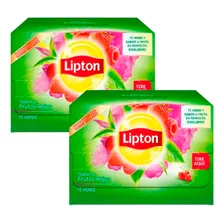 Té Lipton Verde Frutos Rojos Importado Caja 20un - Pack X2 