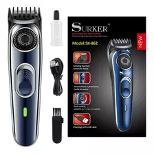 Aparador De Cabelo, Barba E Pêlos Surker Sk-862 Recarregável