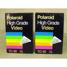 Video Casete Polaroid Vhs-c Tc-30 Para Colección O Usar