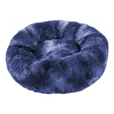 Cama Cucha Puff Redondo 80cm De Felpa P/ Mascotas Perro Gato